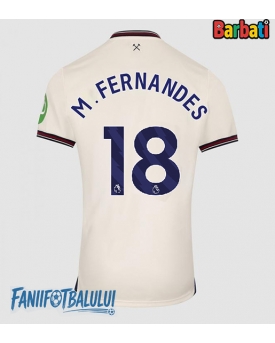 West Ham United Mateus Fernandes #18 Tricou Fotbal Replică 2025-26 Barbati Deplasare